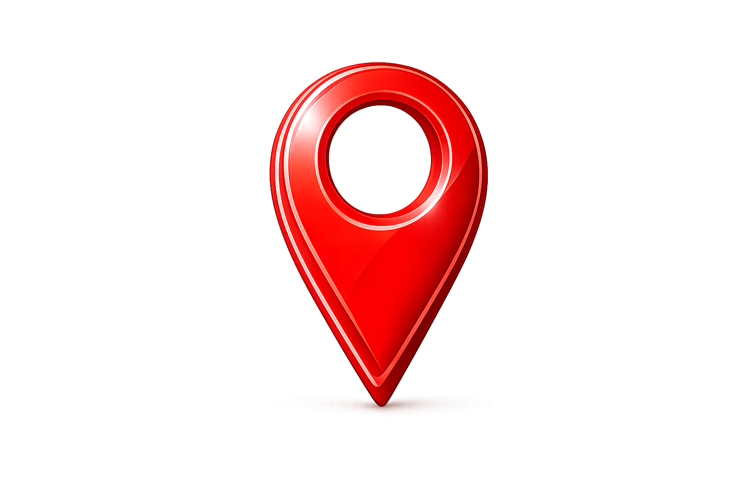 red map pin